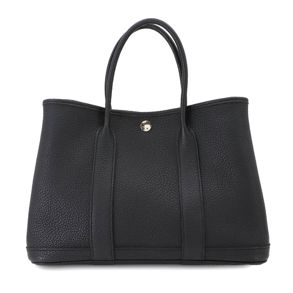 Garden Party TPM Tote Bag Leather Negonda Black Purse