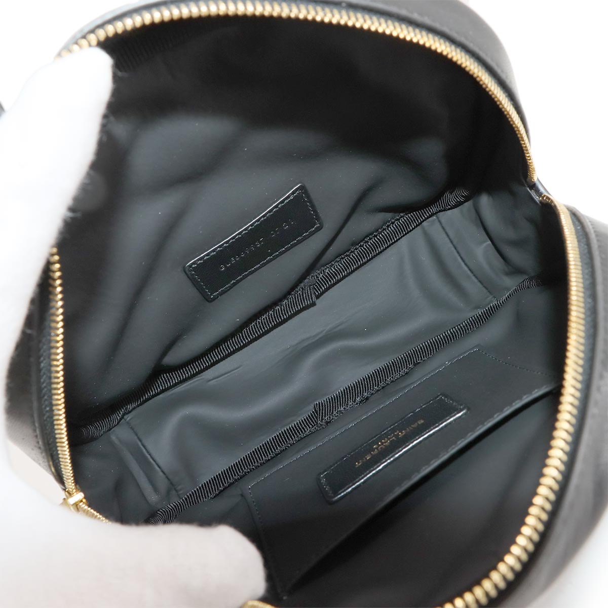 Pouch Leather Black 669937 Purse