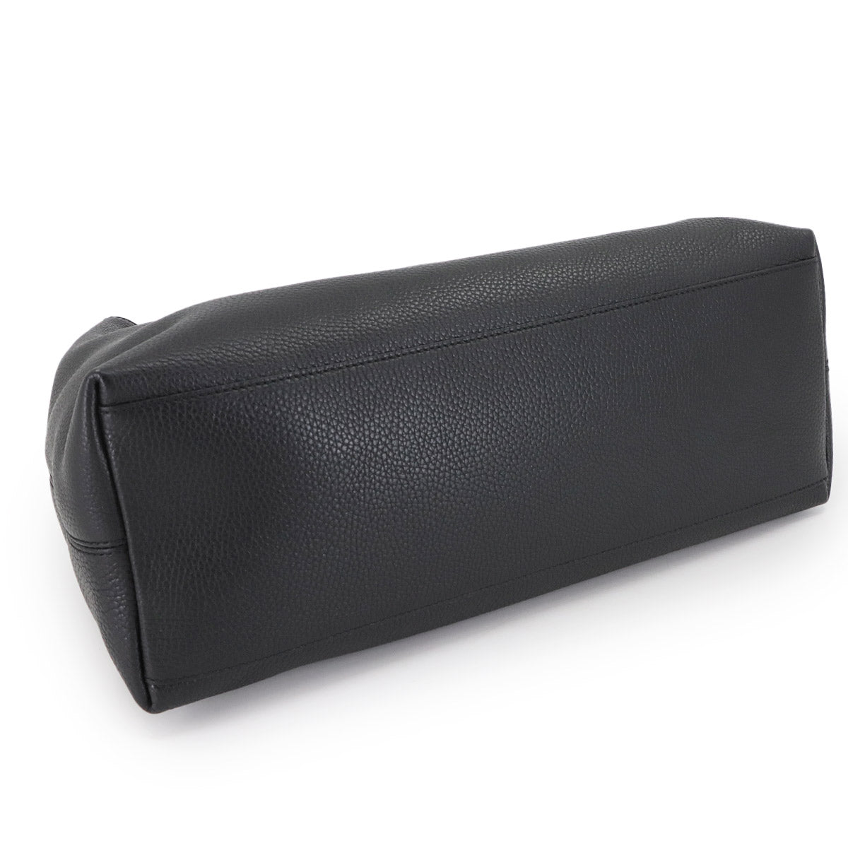 Interlocking G Soho Chain Tote Bag Leather Black 536196 Purse