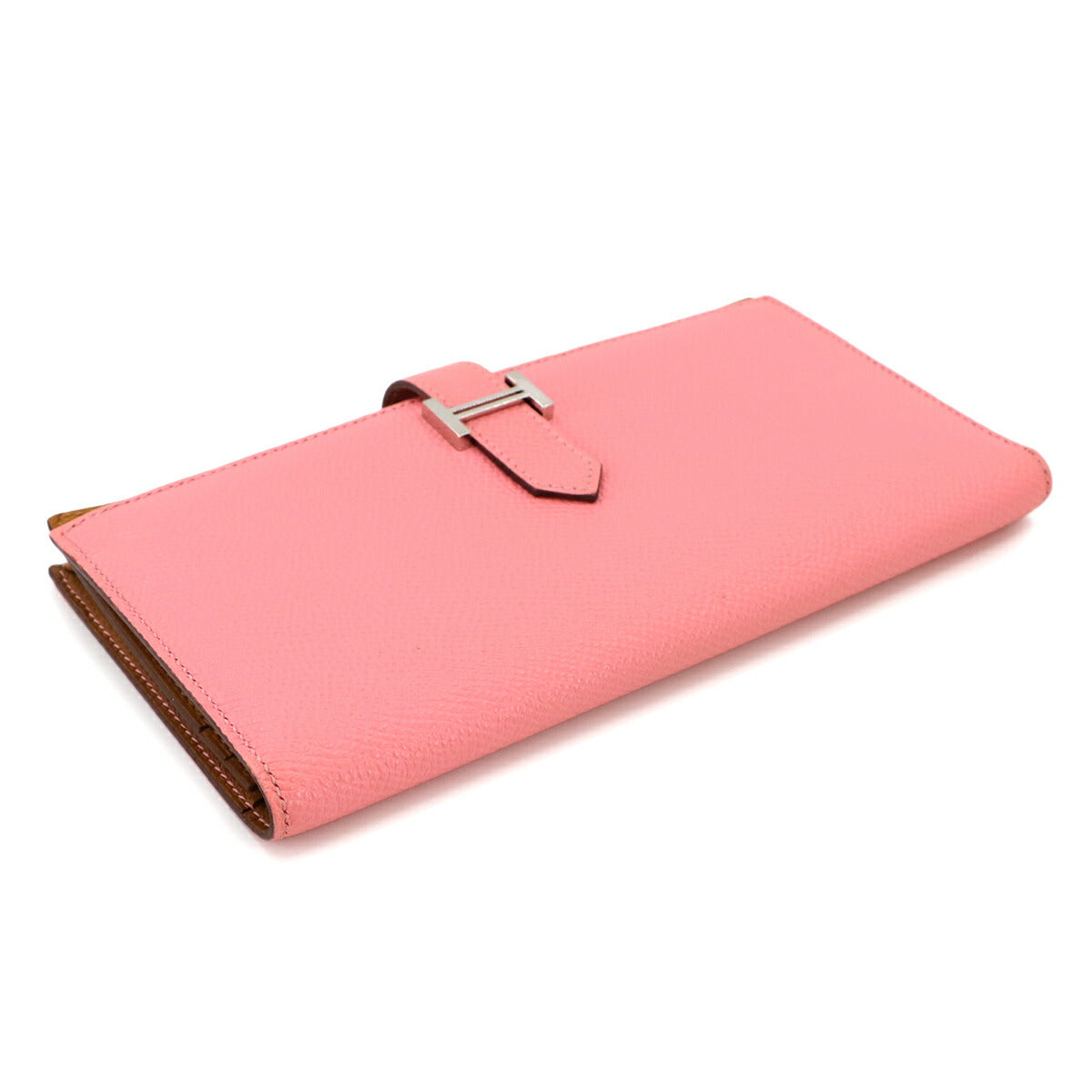 Bearn Souffle Long Wallet Epsom Rose confetti Sesami