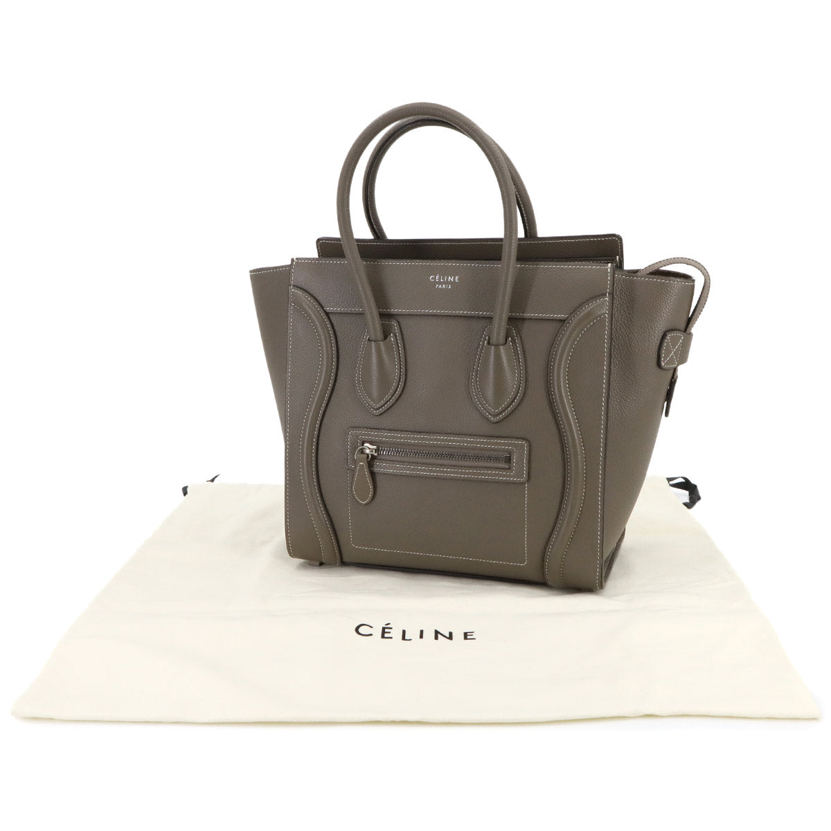 Luggage Micro Shopper Hand Bag Leather Souris 167793 Purse