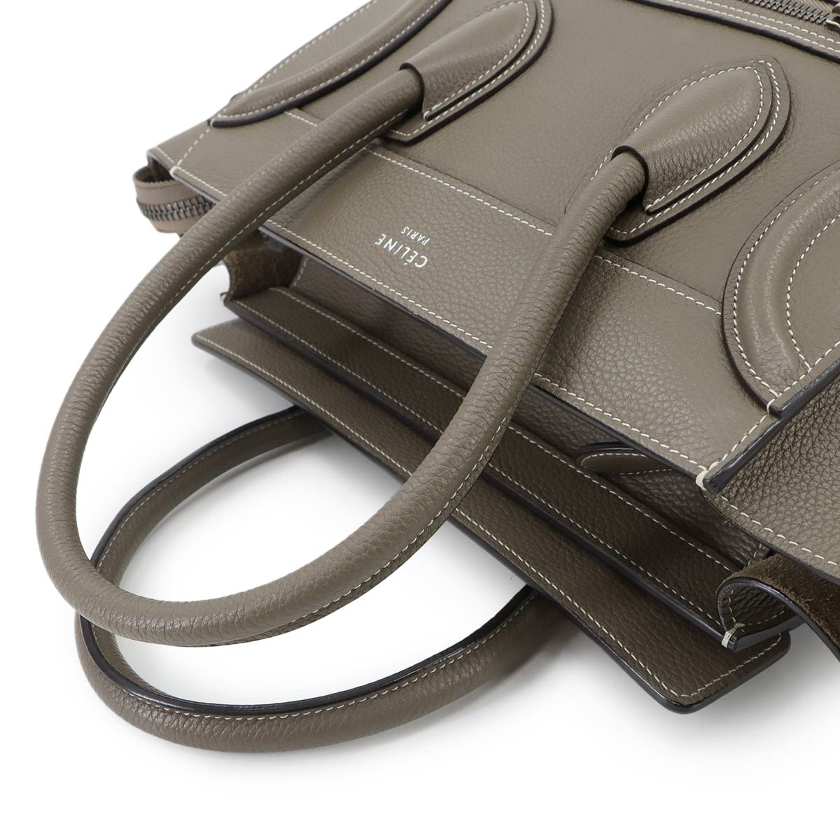 Luggage Micro Shopper Hand Bag Leather Souris 167793 Purse