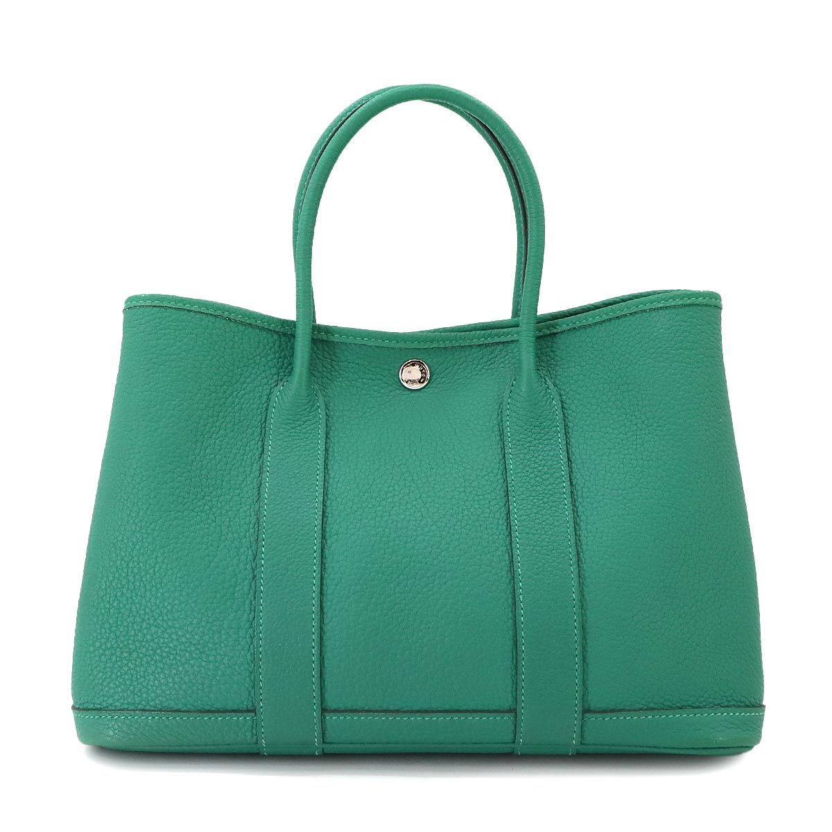 Garden Party TPM Tote Bag Leather Negonda Vert Verone Purse