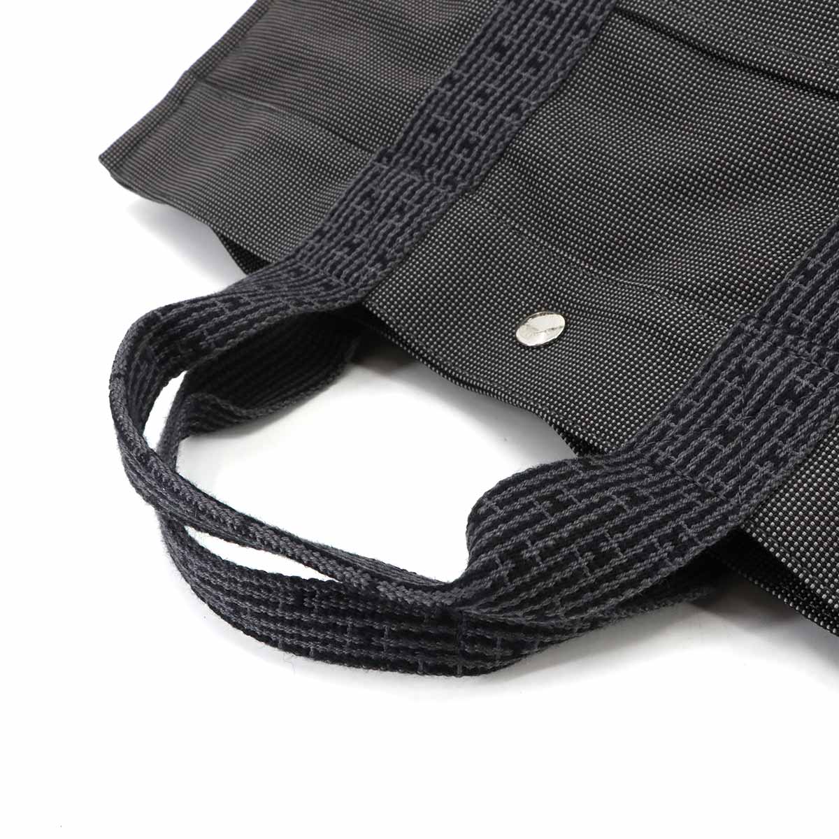 Herline Tote MM Bag Canvas Gray Unisex Purse