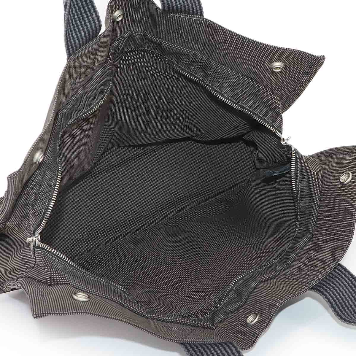 Herline Tote MM Bag Canvas Gray Unisex Purse