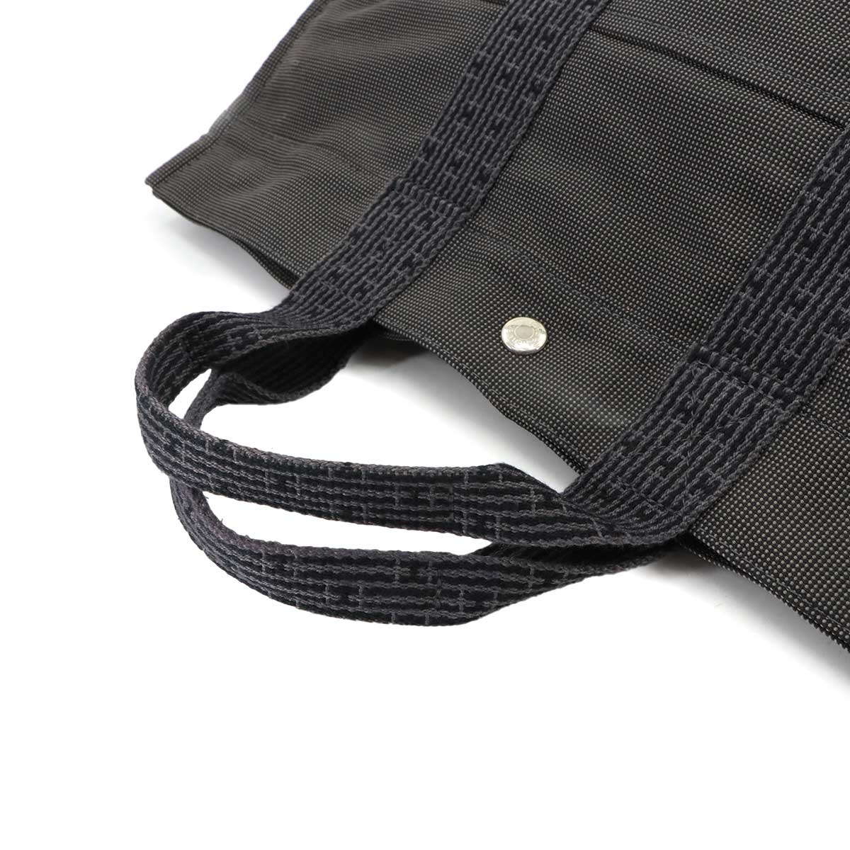 Herline Tote MM Bag Canvas Gray Unisex Purse