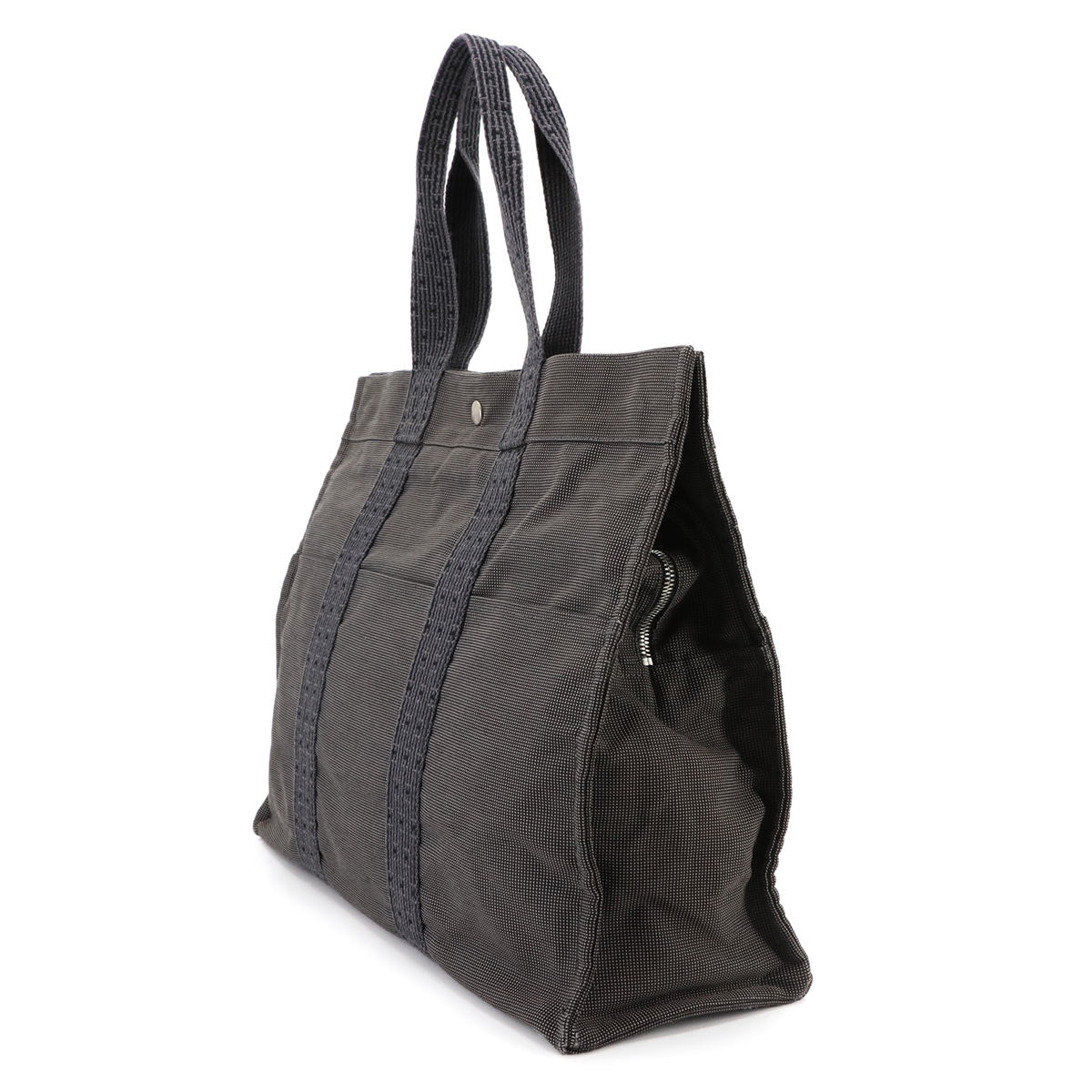 Herline Tote GM Bag Canvas Gray Purse