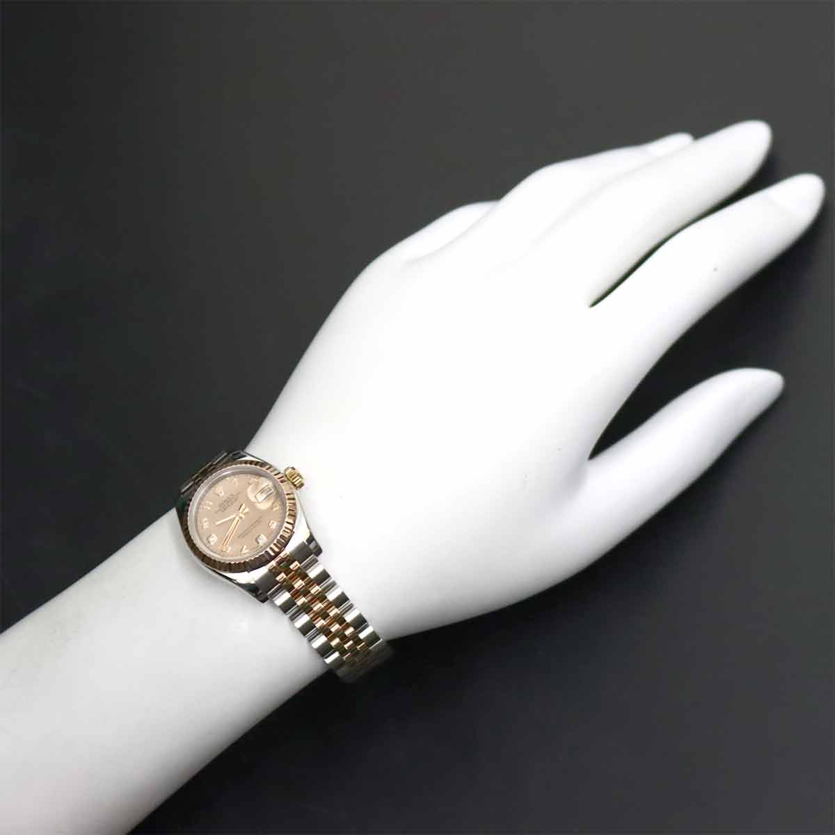 Datejust 179171N2BR Serial D 2P Diamond Pink Gold Dust Dial