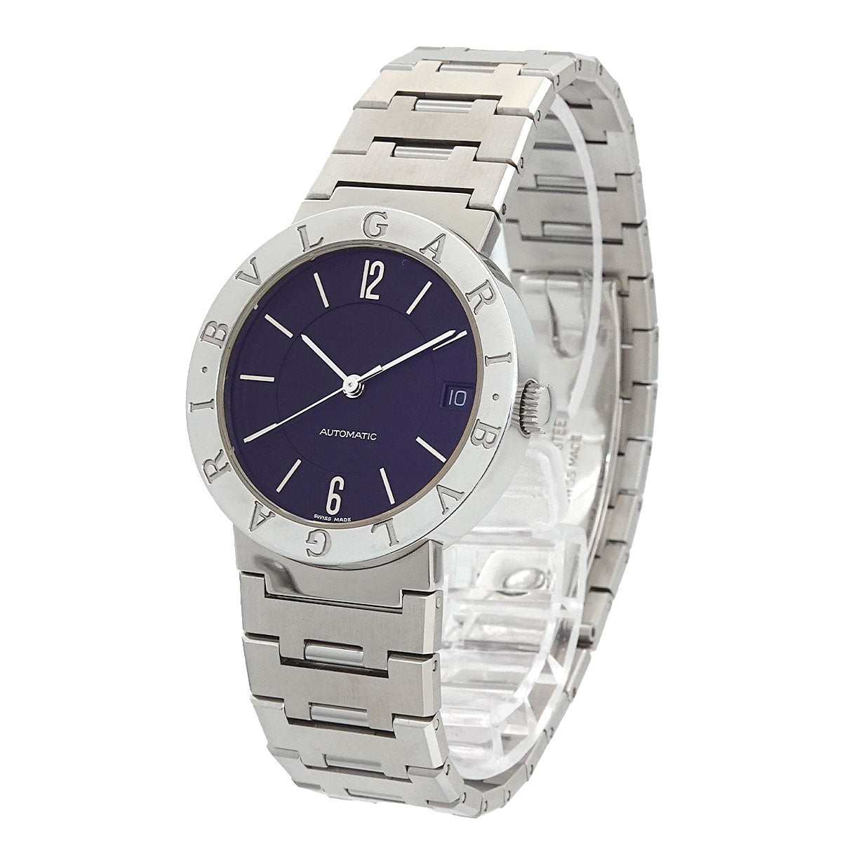 BVLGARIBVLGARI BB33SSD AUTO Automatic Date Black Dial Mens