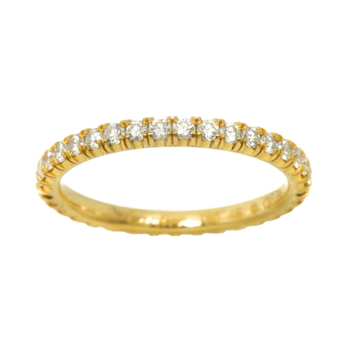 Etincelle De Diamond Ring 18K YG 750 size48 4.5(US)