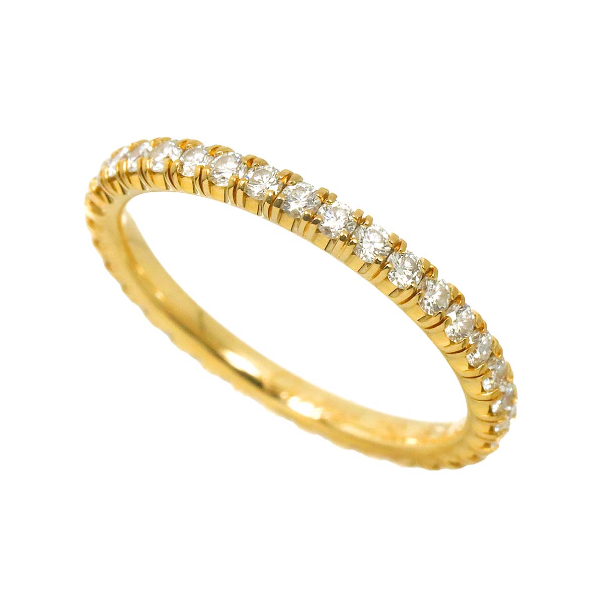 Etincelle De Diamond Ring 18K YG 750 size48 4.5(US)