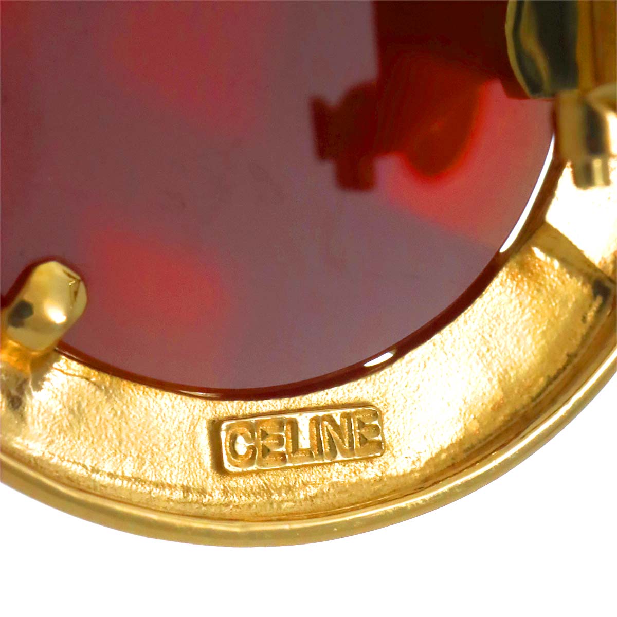 Chalcedony Earrings Clip-on 18K Yellow Gold 750 90301687