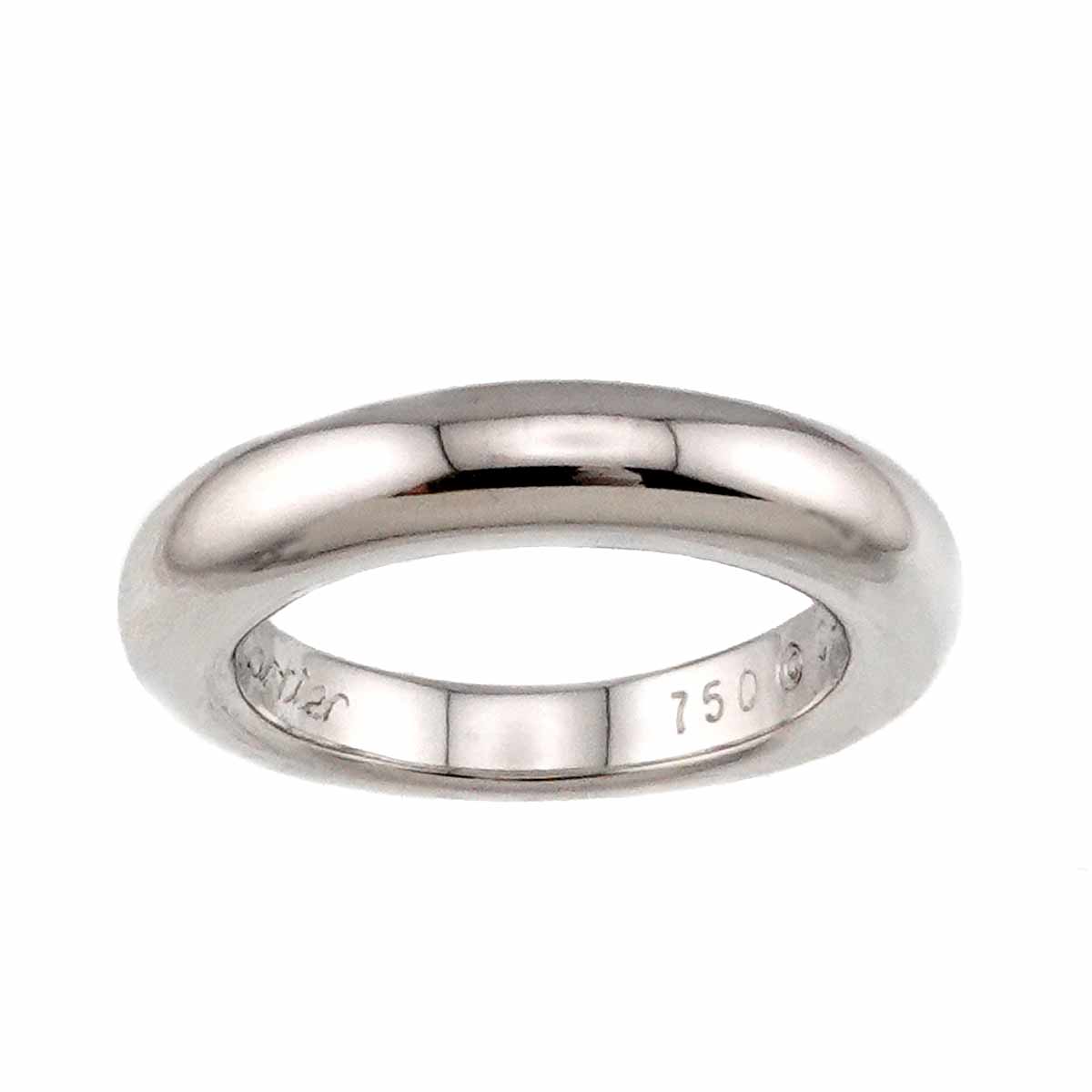 Ellipse Ring 18K White Gold 750 size48 4.5(US)