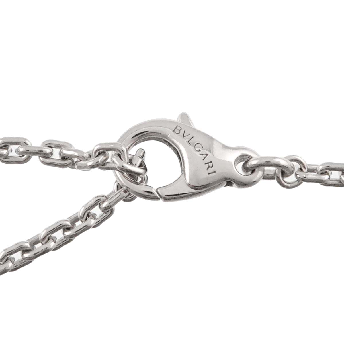 Chain Long Necklace 18K White Gold 750