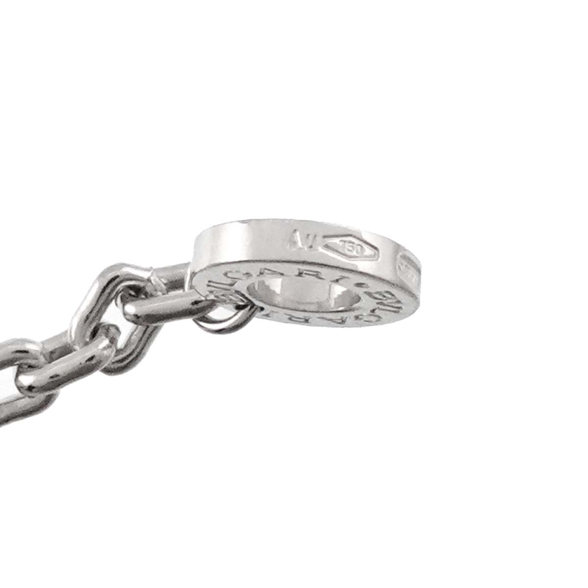 Chain Long Necklace 18K White Gold 750