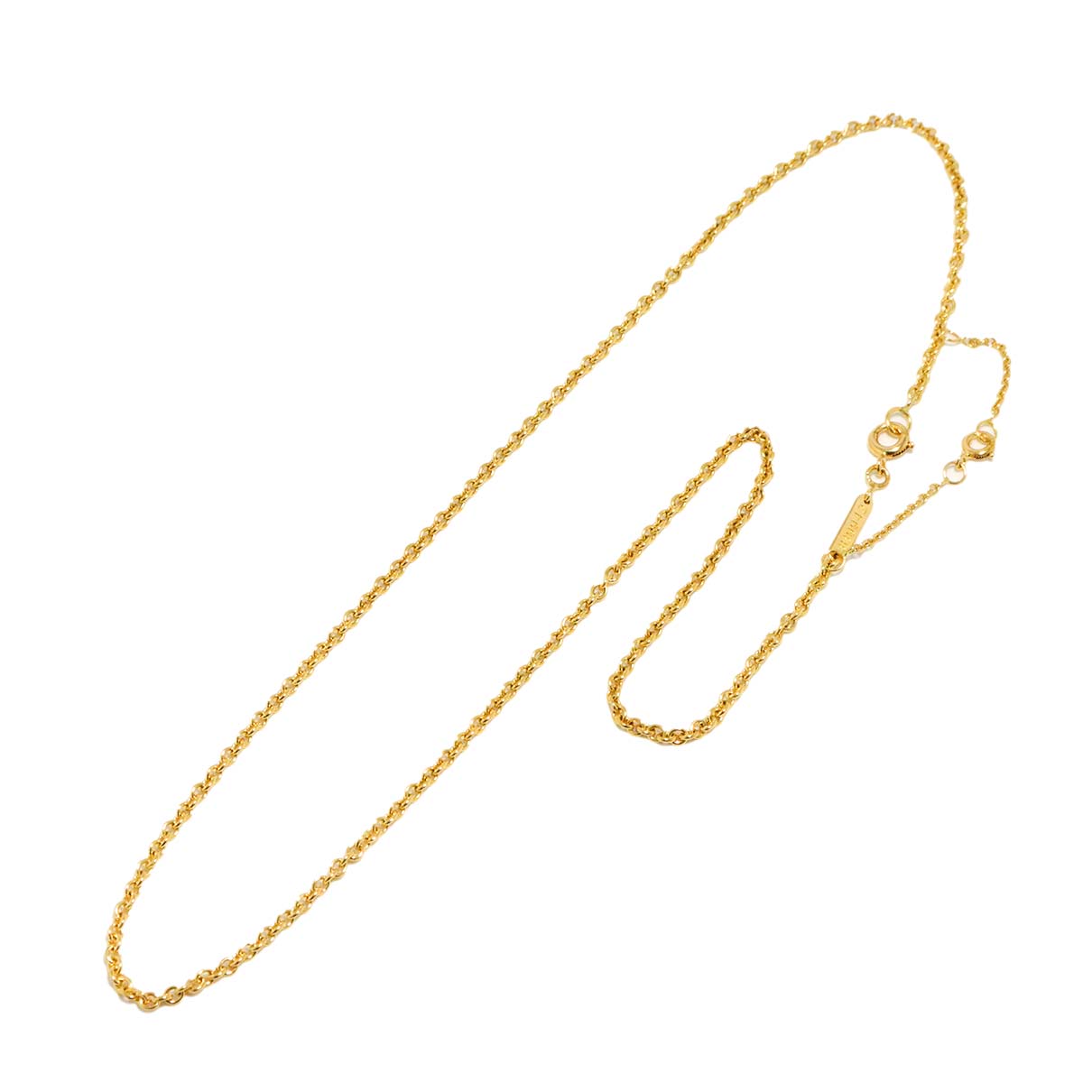 Chain Necklace 18K YG Yellow Gold 750