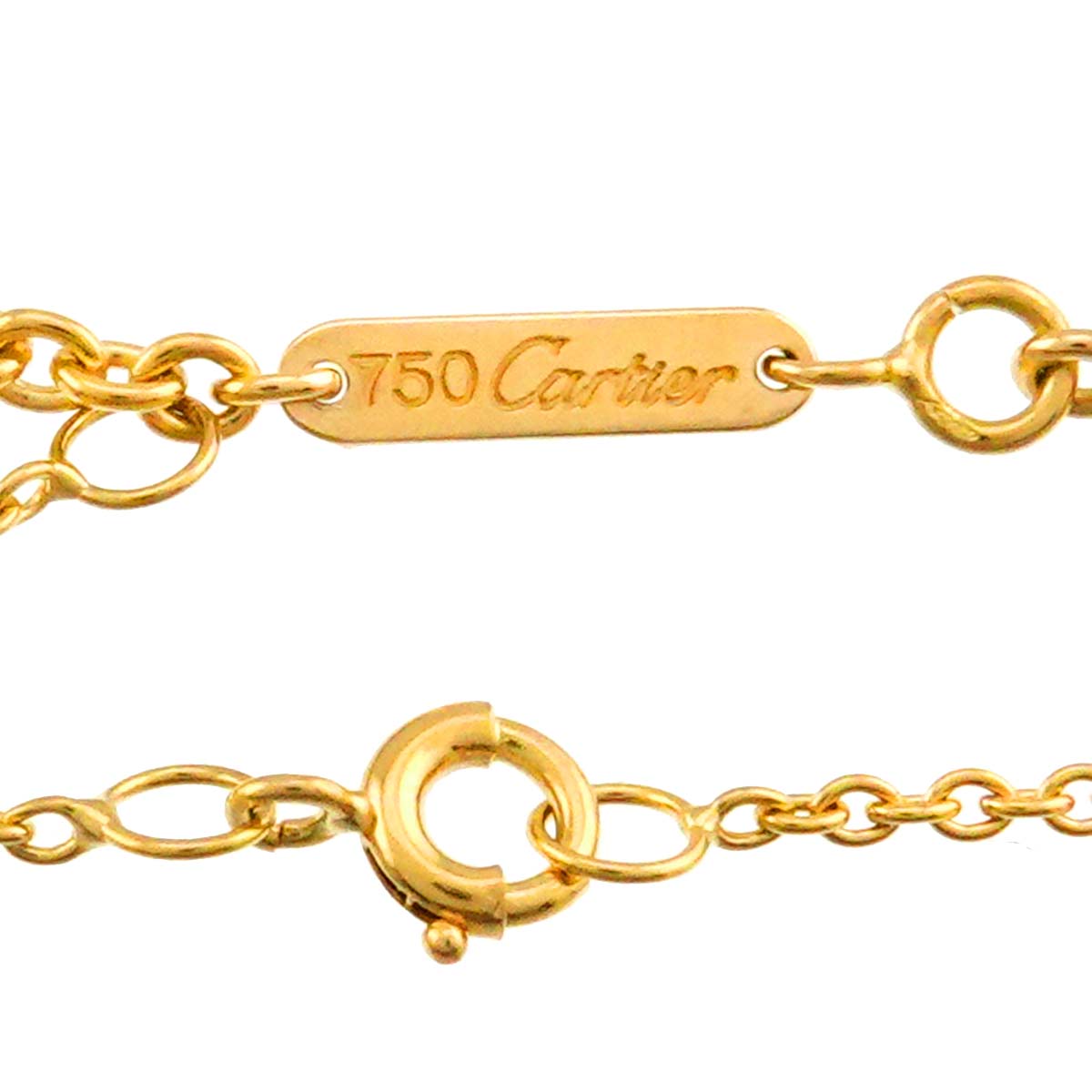 Diamond Ruby Cross Necklace 18K Yellow Gold 750