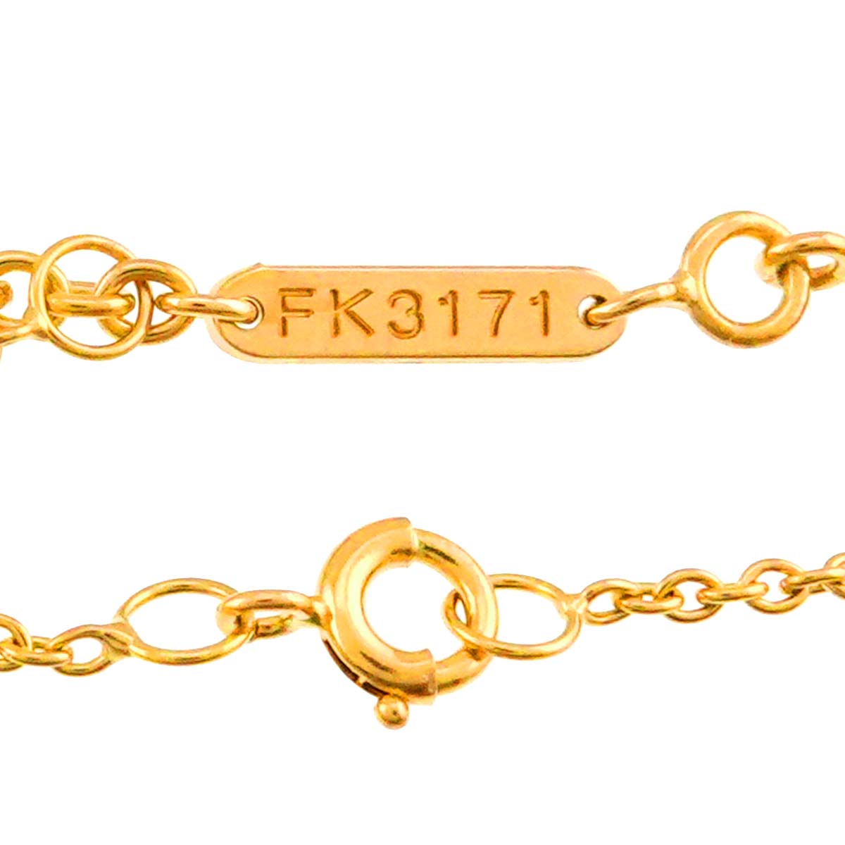 Diamond Ruby Cross Necklace 18K Yellow Gold 750