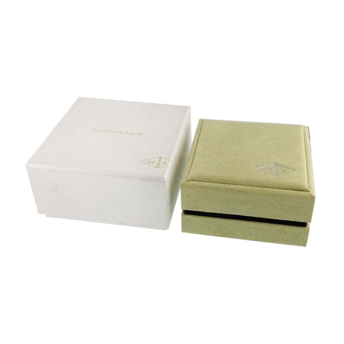 Lotus Small Diamond Necklace 18K White Gold 750