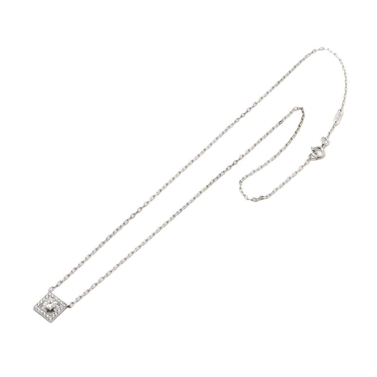 Diamond Necklace 18K WG 750