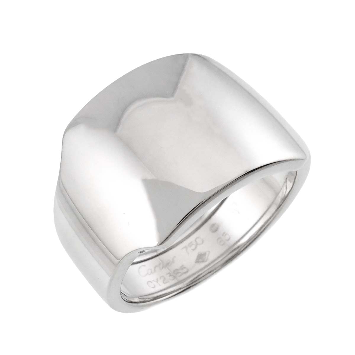 Santos Ring 18K White Gold 750 size65 10.5-10.75(US)