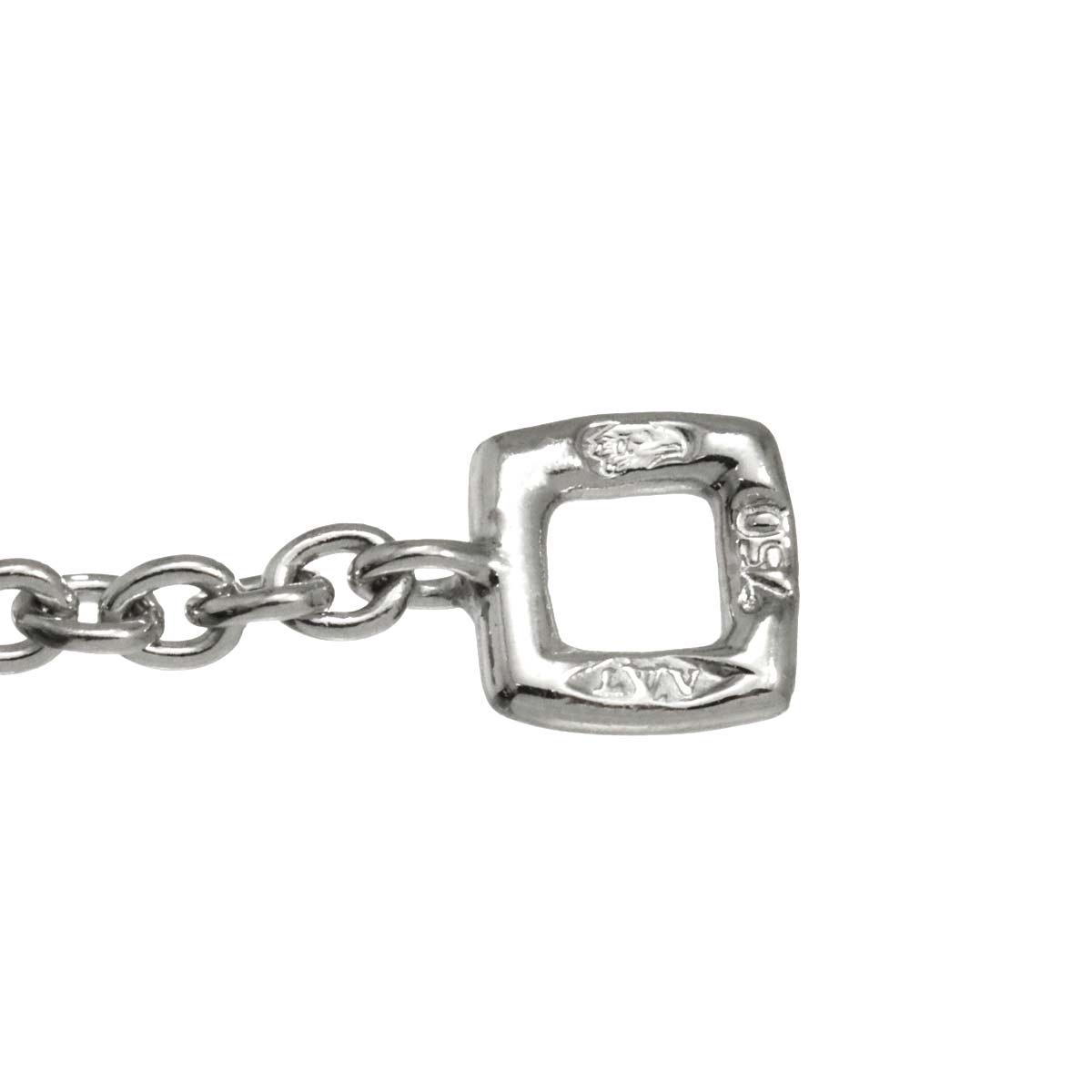 Pendentif Empreinte GM Necklace 18K WG 750