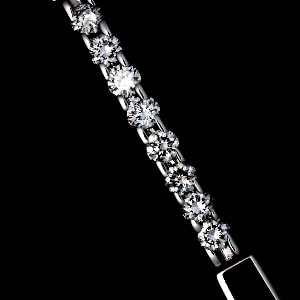 Diamond 1.00ct Bracelet 18K White Gold 750