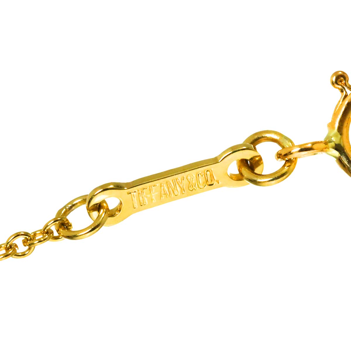 Open Heart Necklace 18K Yellow Gold 750