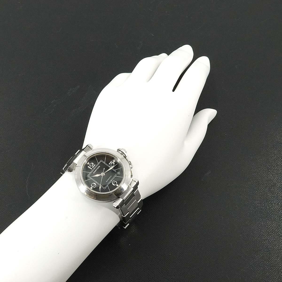 Pasha C W31076M7 Date Automatic Black Dial Boys Watch