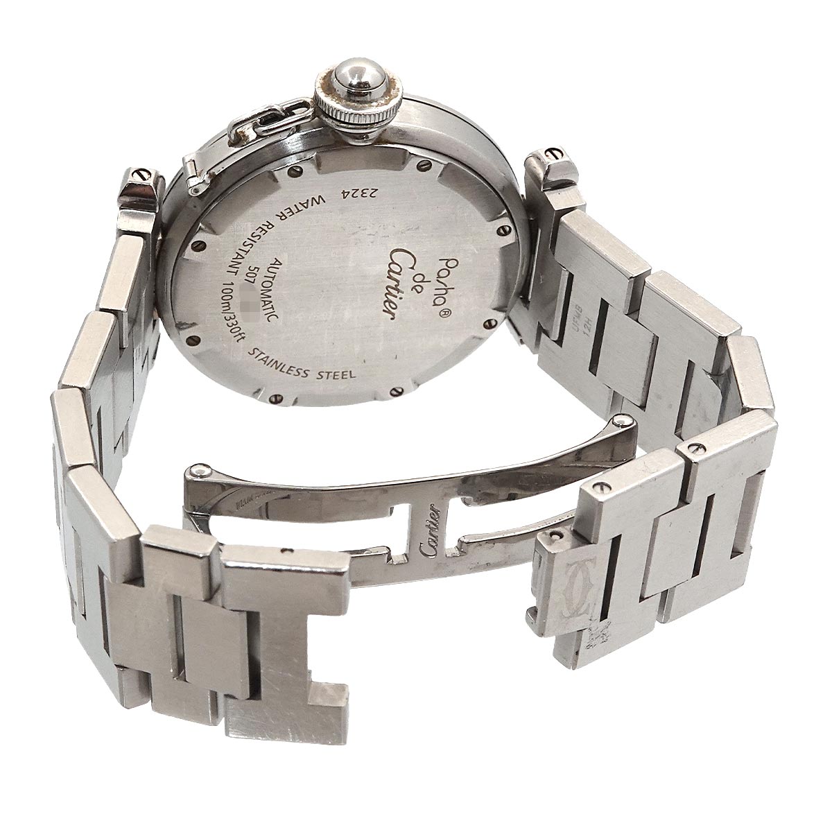 Pasha C W31076M7 Date Automatic Black Dial Boys Watch