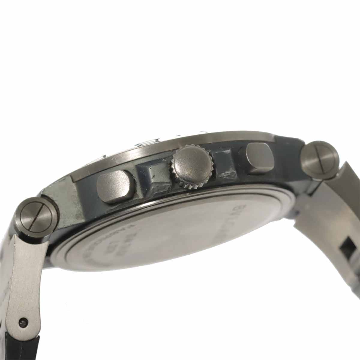 Diagono TI44TACH Titanium Date Carbon Automatic Black Dial