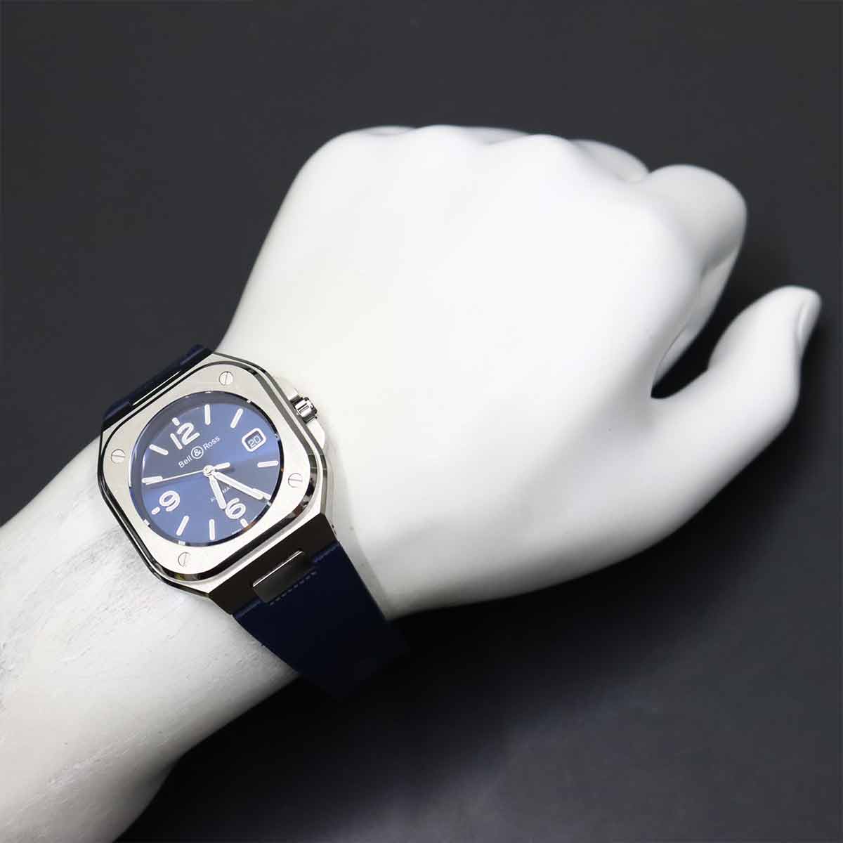 BR05 BLUESTEEL BR05A-BLU-ST/SRB Automatic Date Blue