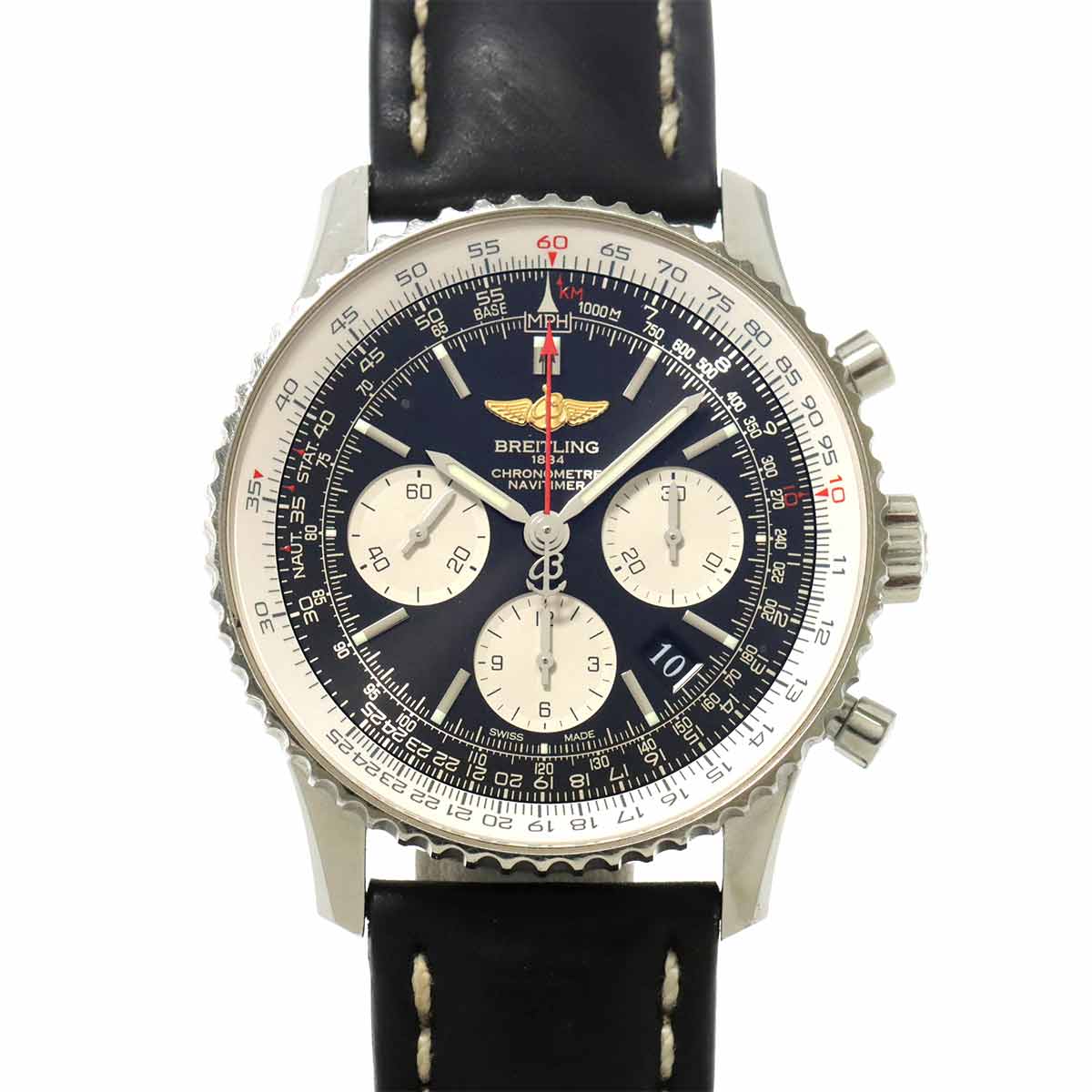 Navitimer 01 AB0120 Chronograph Automatic Black Dial Mens