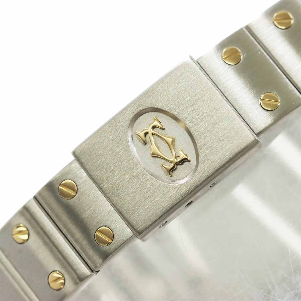 Santos Galbee K18YG Cream Dial Ladies Watch