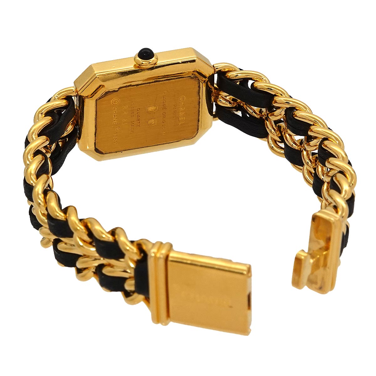 Premiere Size M H0001 Vintage Quartz Black Dial Ladies Watch