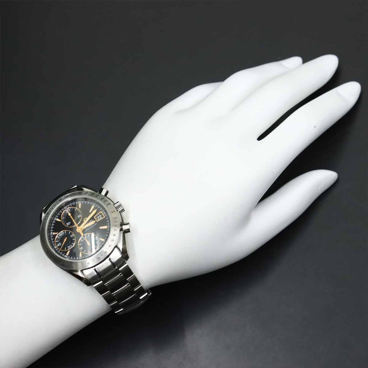 Speedmater Date 3211.50 Japan Limited Automatic Black Dial Mens