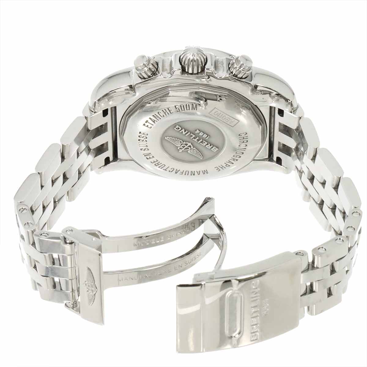 Chronomat44 AB0110 Automatic Chronograph Silver Dial Mens