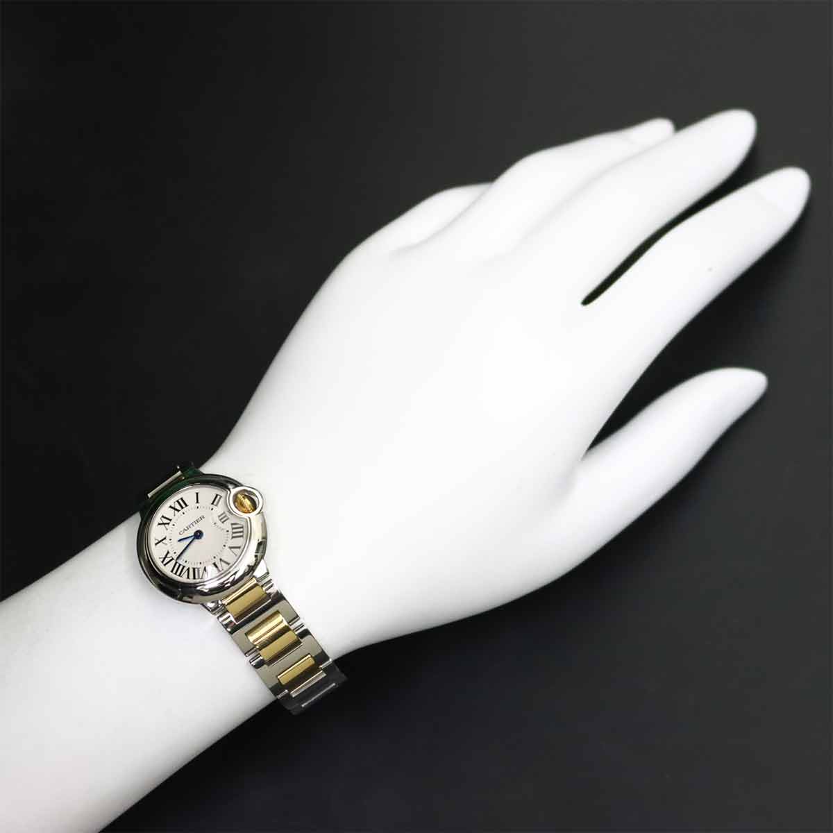 ballon bleu SM W69007Z3 Quartz YG Silver Dial