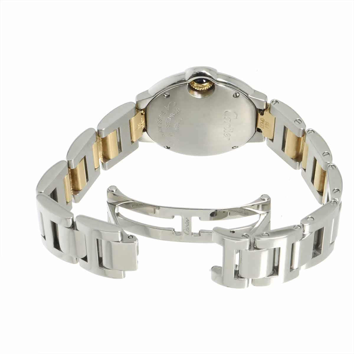 ballon bleu SM W69007Z3 Quartz YG Silver Dial