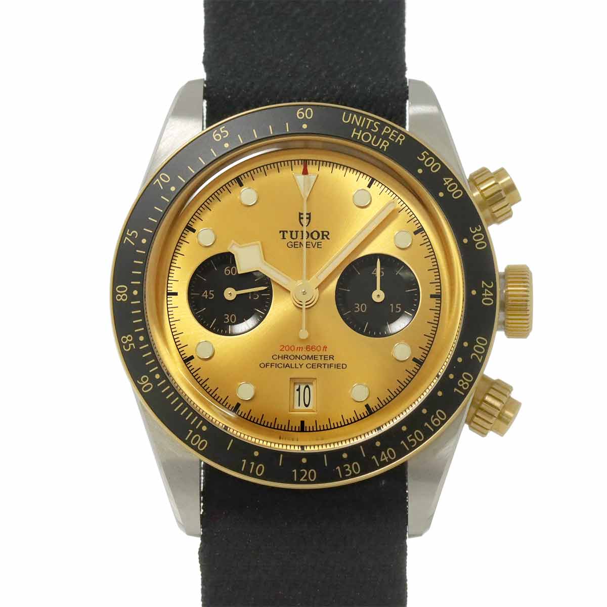 Heritage Black Bay 79363N Date Automatic Gold Dial Mens Watch