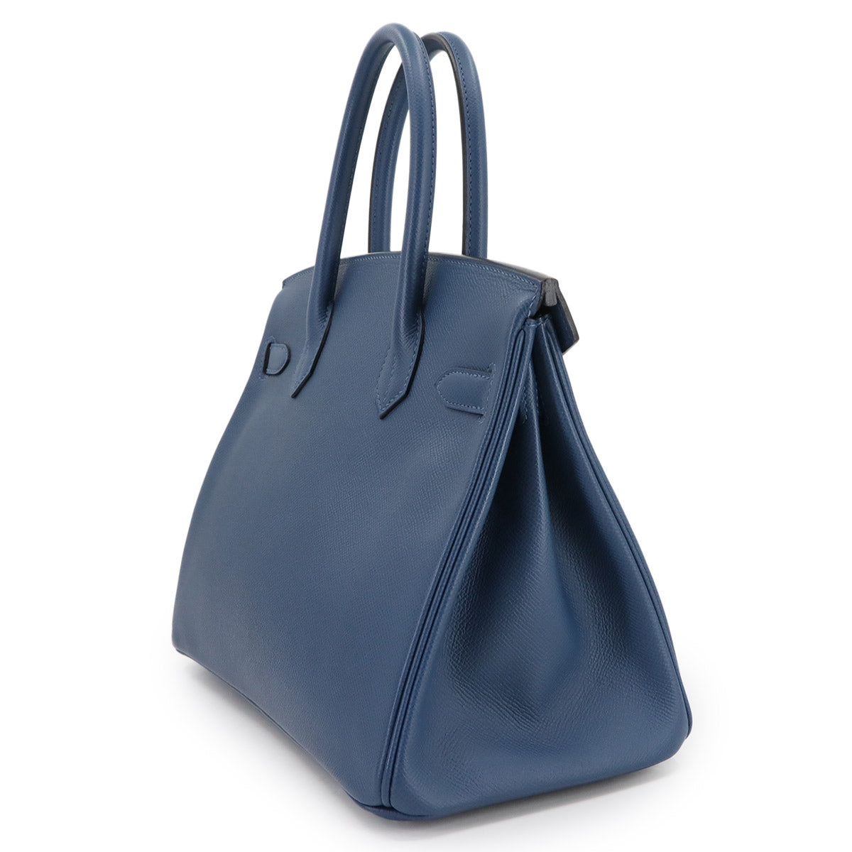 Birkin 30 Veau Epsom Blue Thalassa Hand Bag Purse