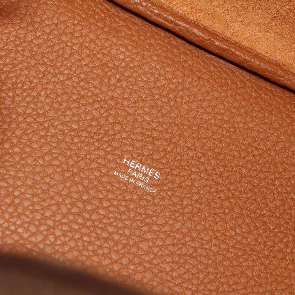 Picotin Lock PM Hand Bag Taurillon Clemence Gold Purse