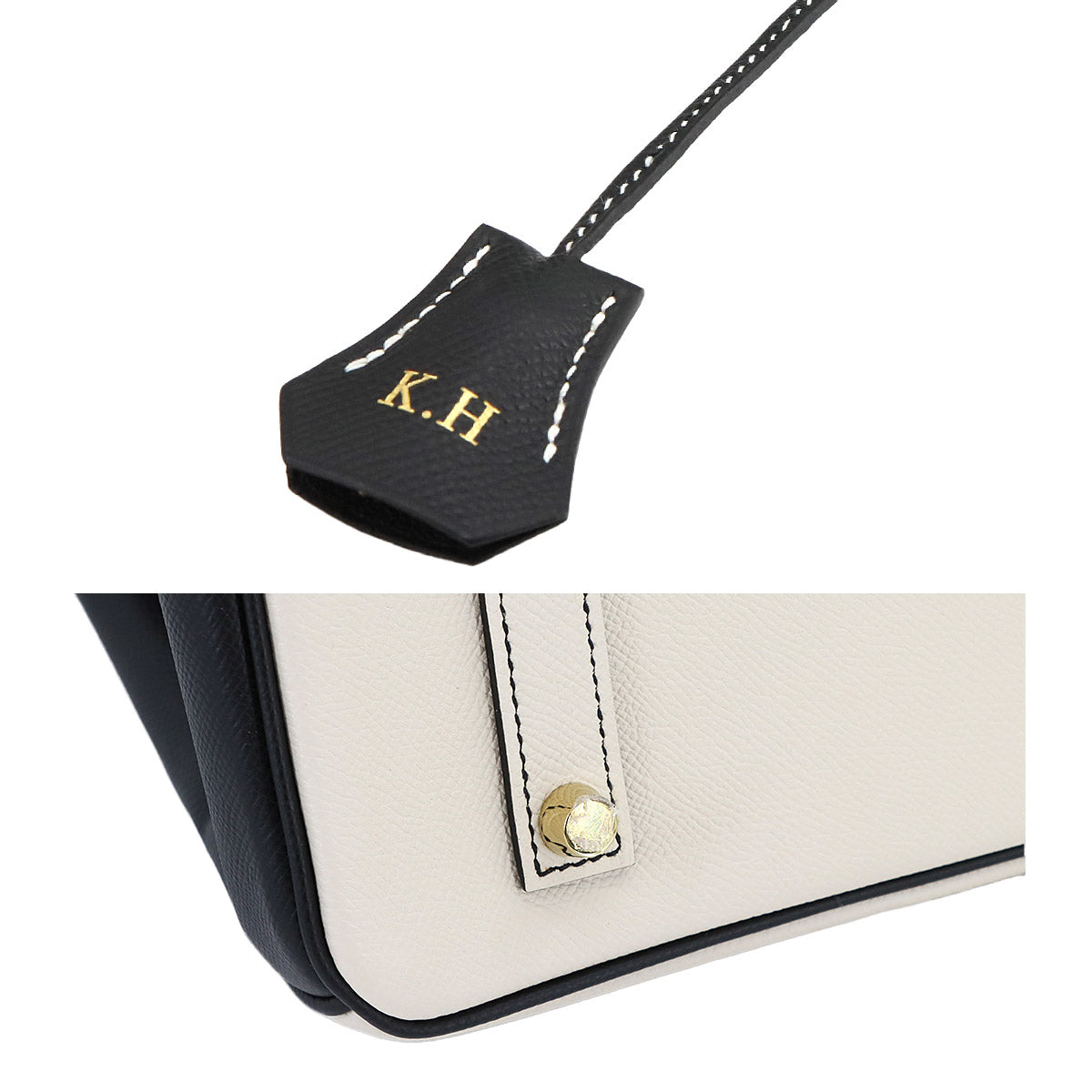 Birkin 35 SPO Personal order Hand Bag Epsom Craie Black