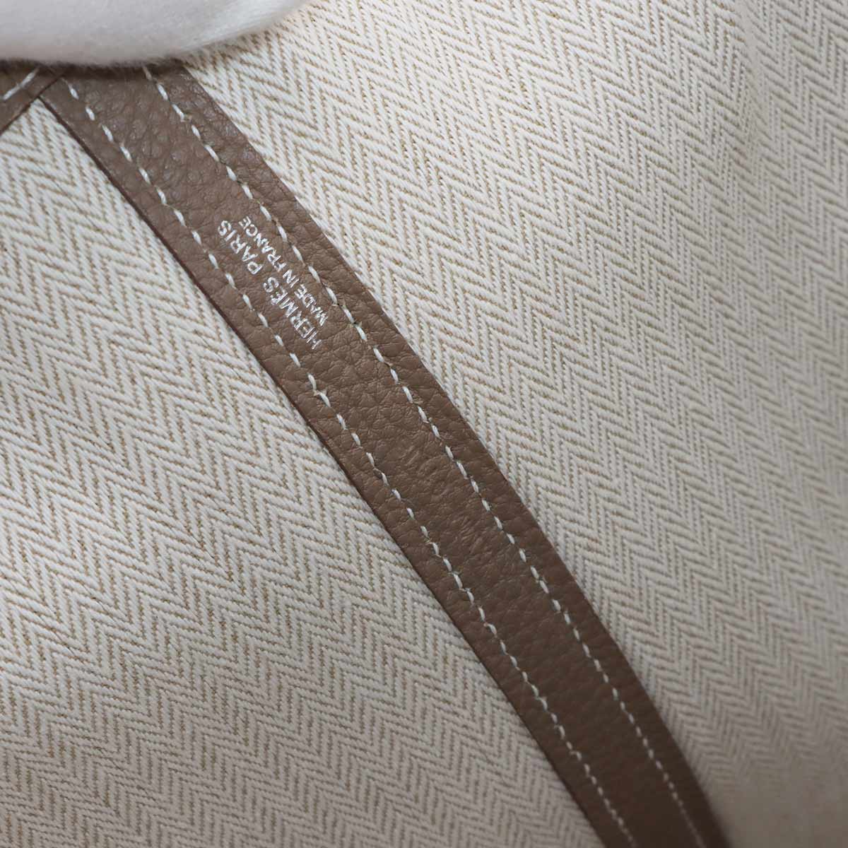 Garden Party 36 PM Tote Bag Negonda Leather Etoupe Purse