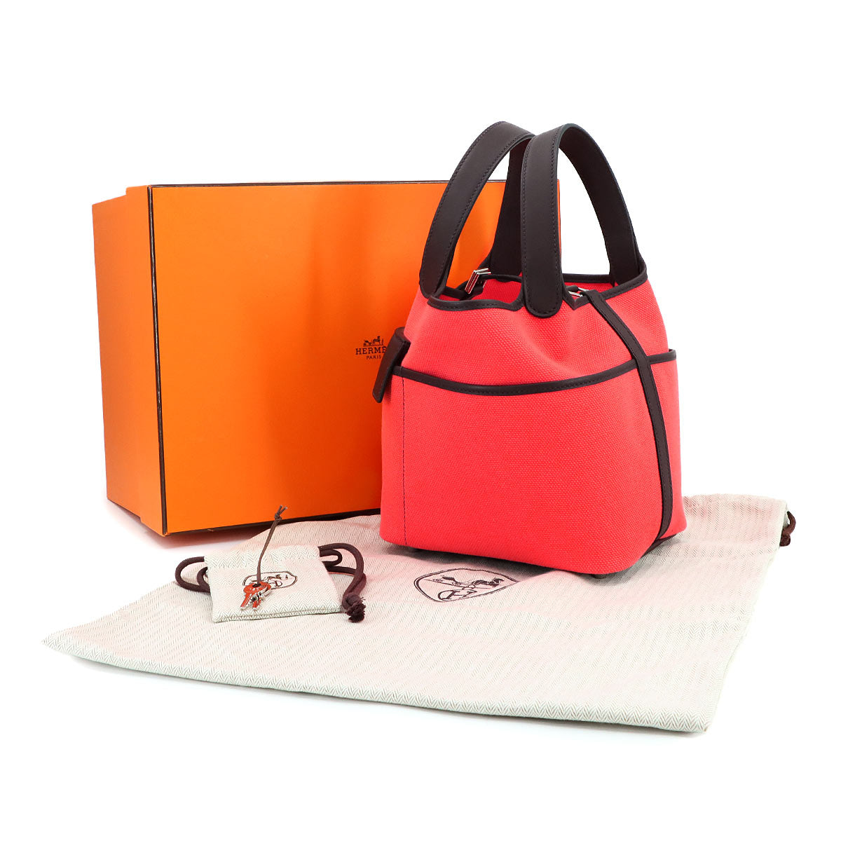 Picotin Lock PM Cargo Pockets Toile Goeland Swift Rose Texese