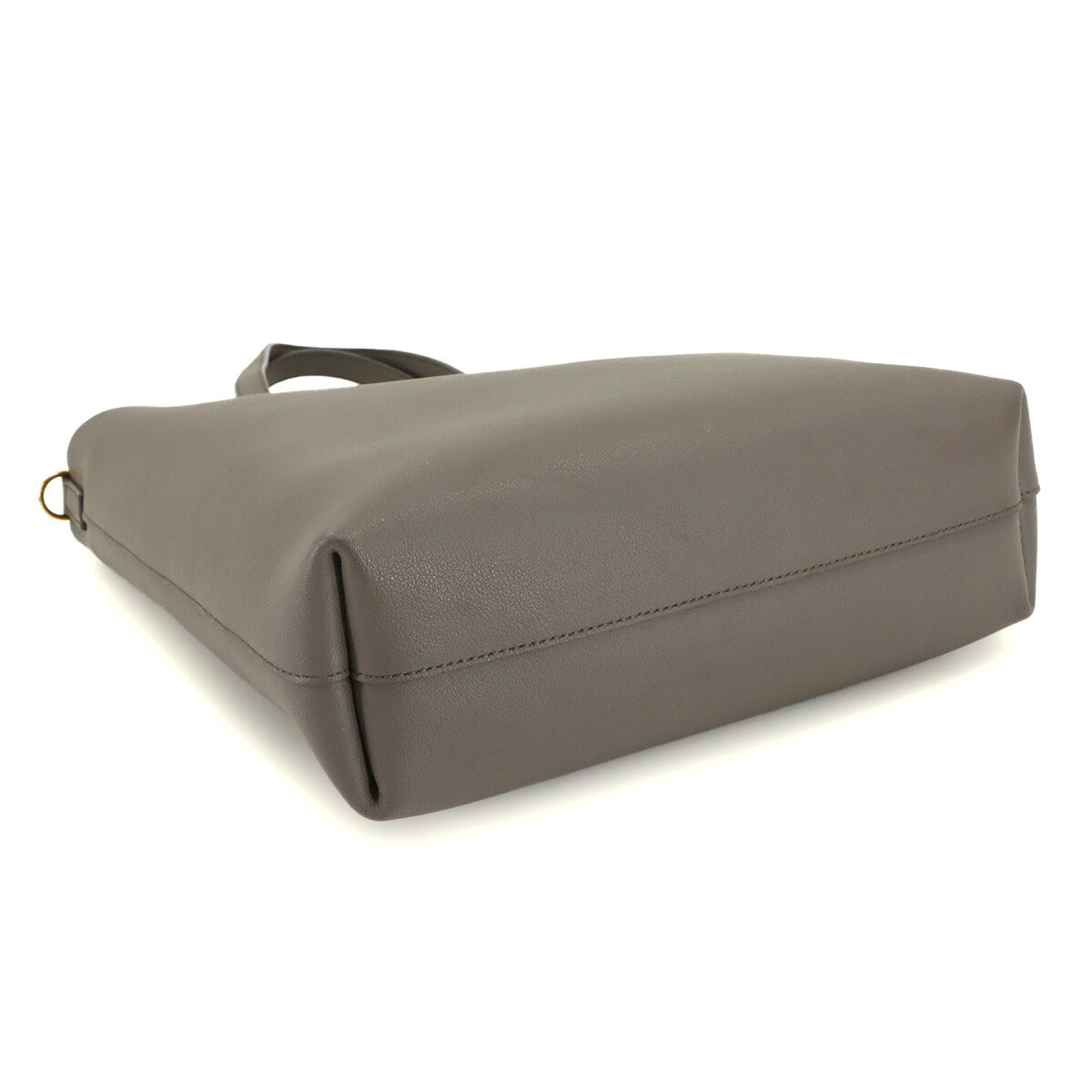 Shopping Toy 2way Tote Shoulder Bag Leather Gray 498612