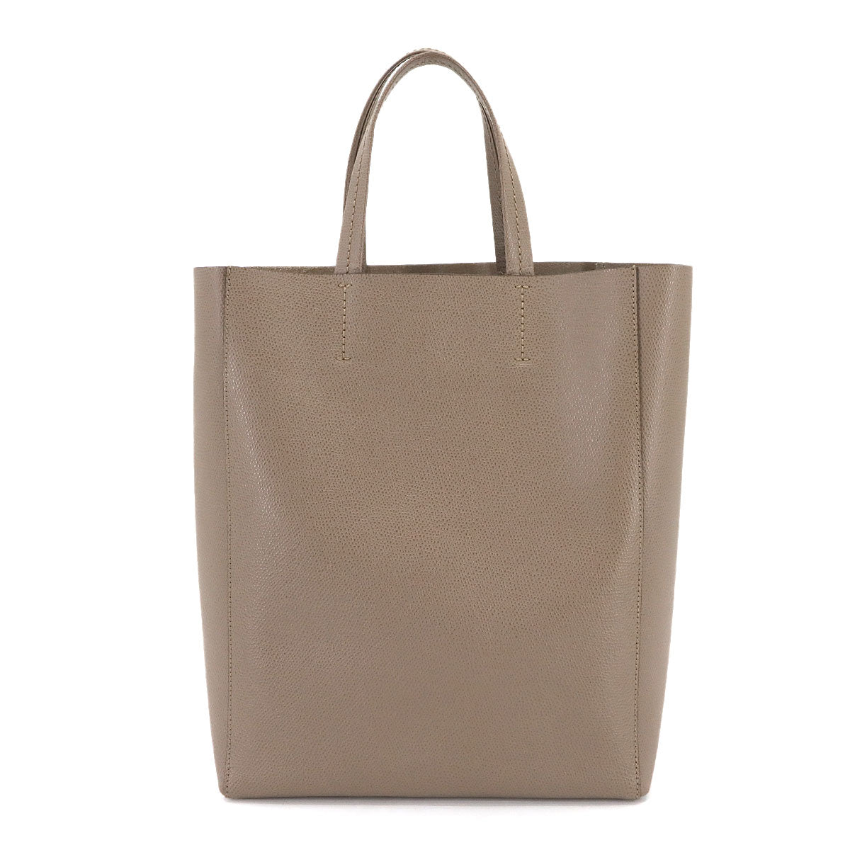 Small Vertical Cabas 2way Tote Shoulder Bag Leather 189813