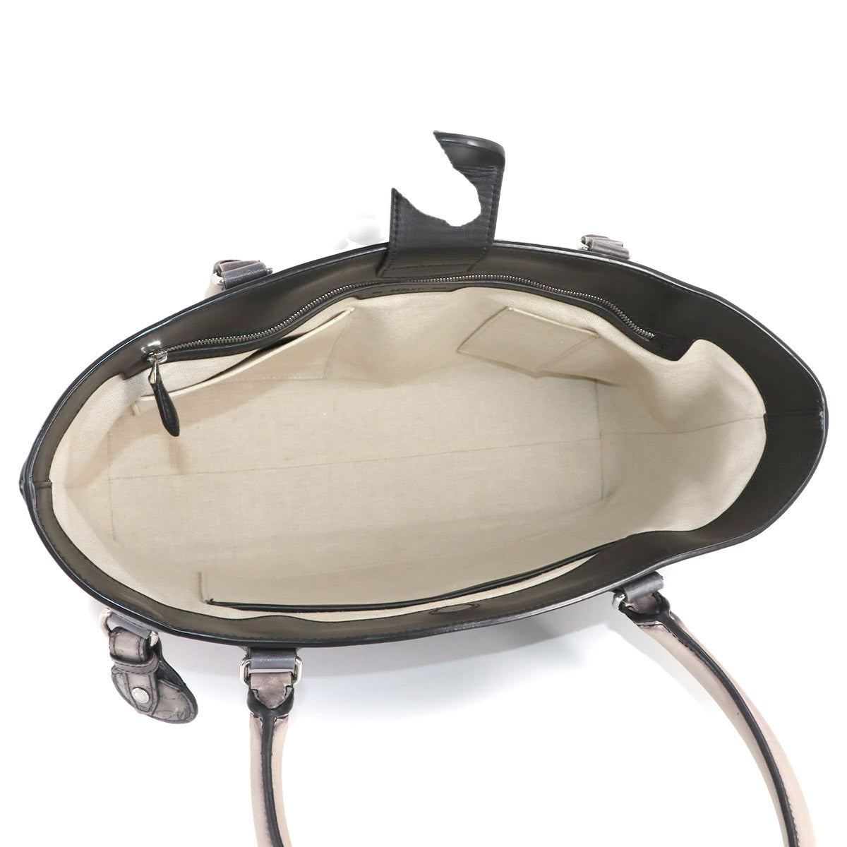 Calligraphy Toujours Mini Neo Tote Bag Grey Purse