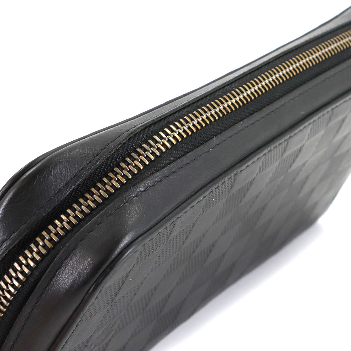 Damier Infini Zippy XL Long Wallet Leather Onyx N61254