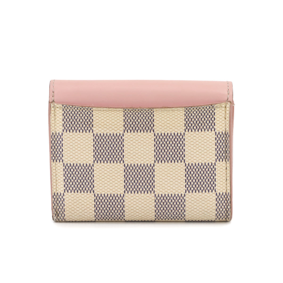 LOUIS VUITTON Damier Azur Portefeiulle Zoe Wallet Rose Ballerine N60292